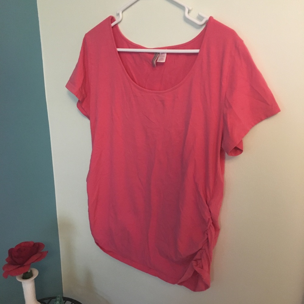 2 for $6 🎉 Oh! Mamma Short sleeve maternity shirt xl